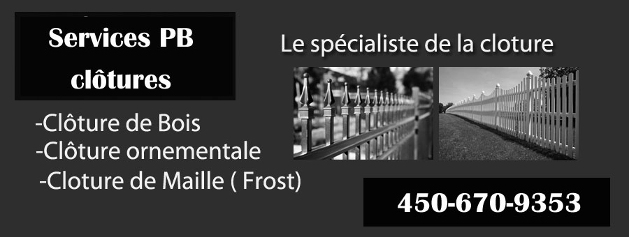 cloture st-lambert | installation et pose de cloture frost