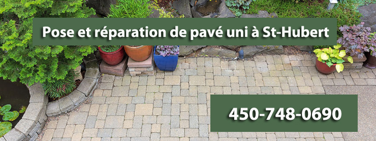 Pave Uni St Hubert Rive Sud Pose Reparation Et Installation De